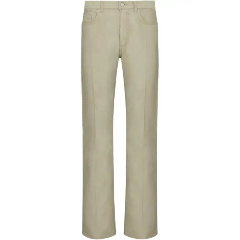 DIOR Jeans Men's Beige Moderate Flared Pants