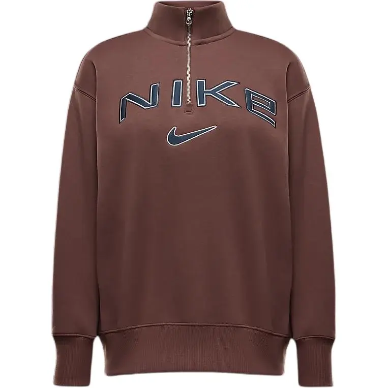 Nike Sportswear Phoenix Fleece Jacket Women's Red Brown