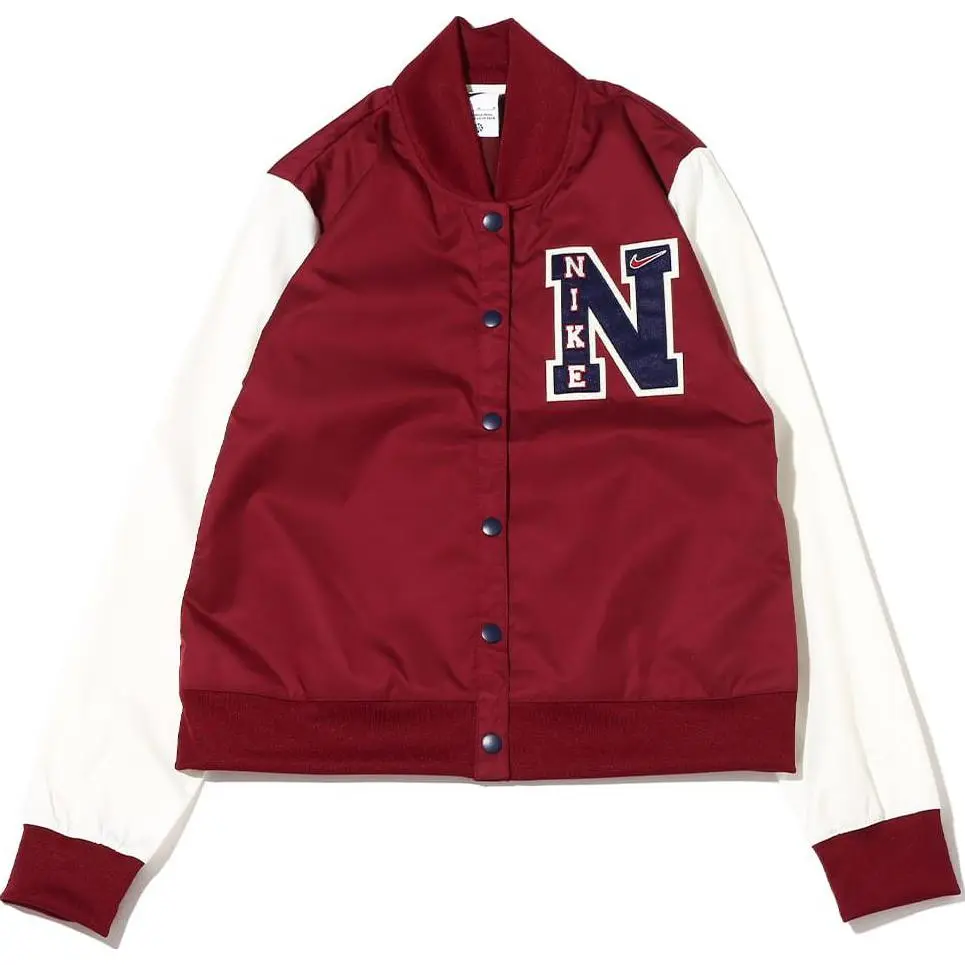 Nike Jackets Women's Red Baseball Collar Moderate Other