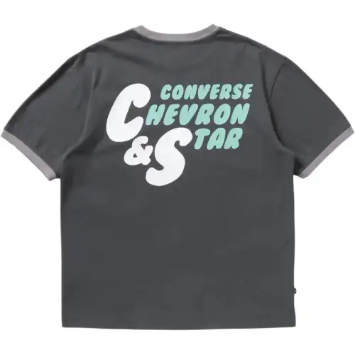 Converse Tee T Shirt Women's Charcoal Gray