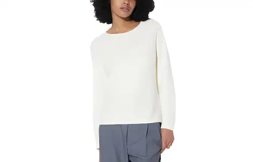 UNIQLO Knitwear Women's Ivory Crew Neck Moderate Other