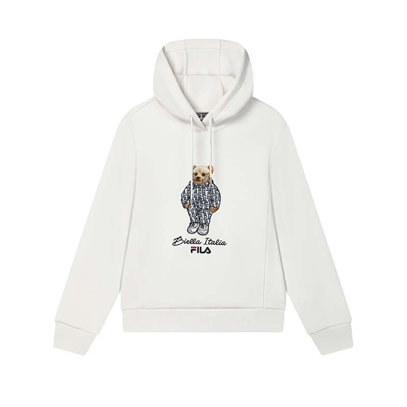 Женское худи Fila HERITAGE (белое)