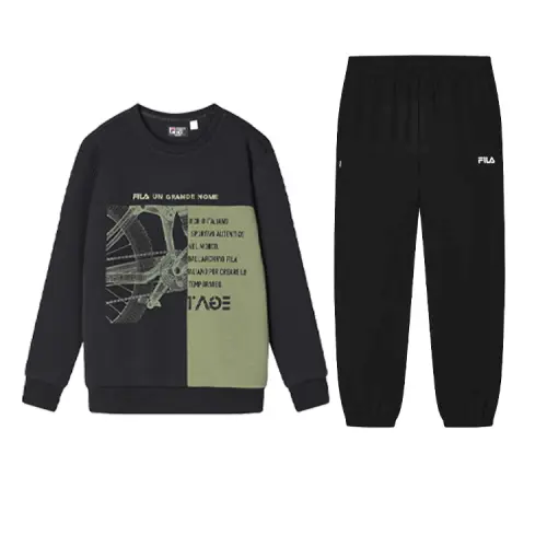 FILA Casual Sportswear Men's Jet Black
