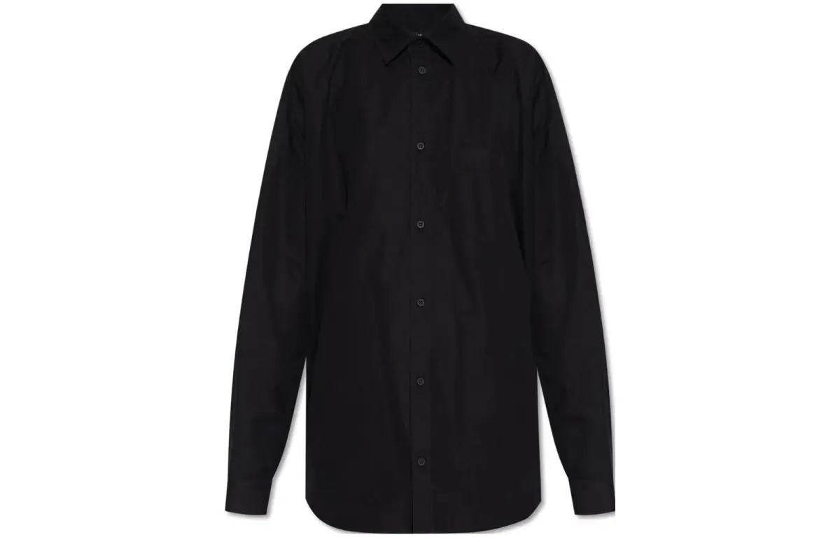 Balenciaga Back Logo Printed Buttoned Shirt