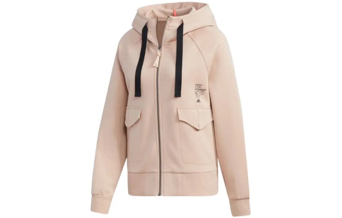 Adidas Jackets Women's Red Pink Hooded Moderate Other