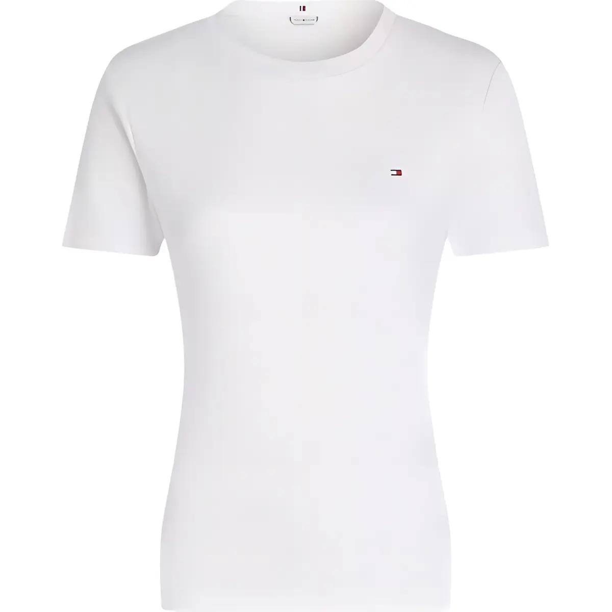 Tommy Hilfiger Flag-embroidered Cotton T-shirt