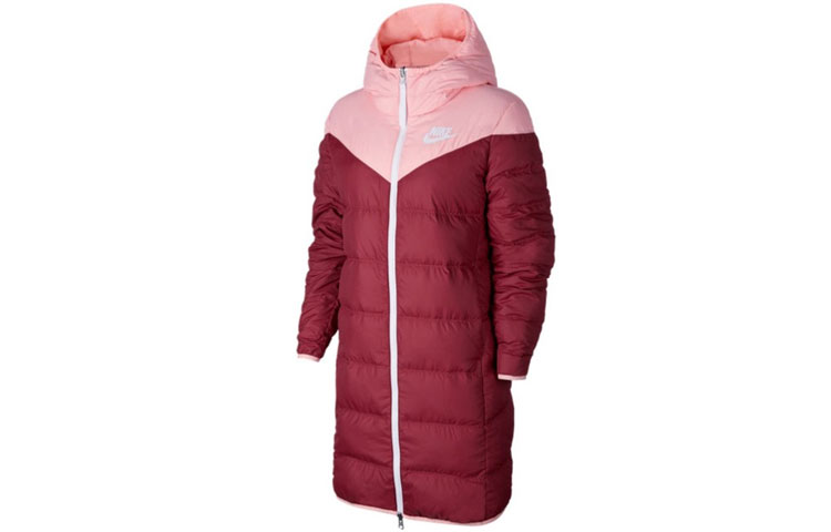 Женская куртка Nike Sportswear Windrunner (красная) — фото 1