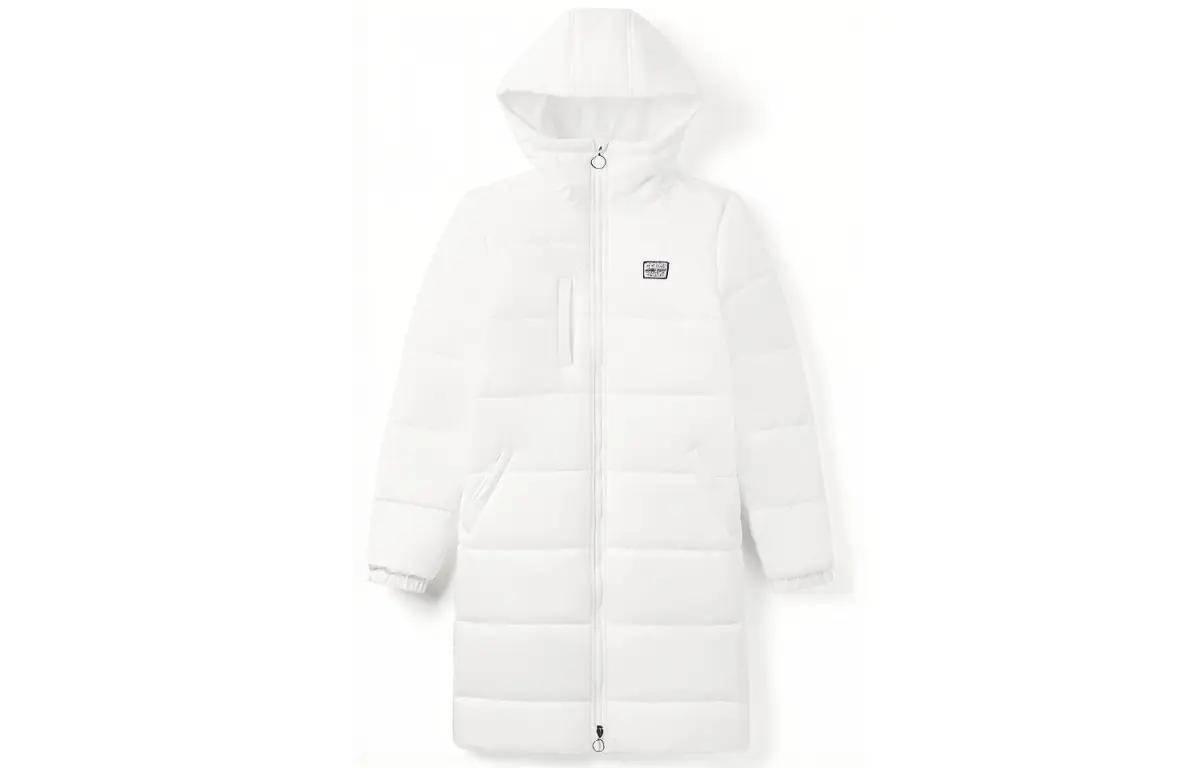 Vans Down Jackets Women's White Hooded Thickened Other
