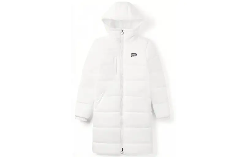 Vans Down Jackets Women's White Hooded Thickened Other