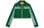 GUCCI X Adidas Jacquard Jacket Green