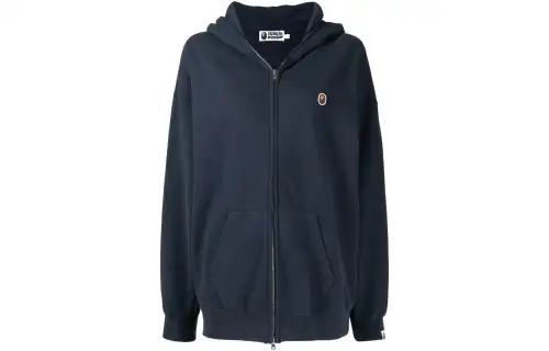 A BATHING APE Jackets Women's Dark Blue Hooded Moderate Other
