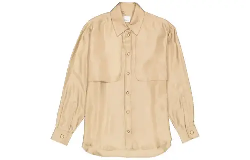 Burberry Shirts Women's Honey Pointed Collar Moderate Other