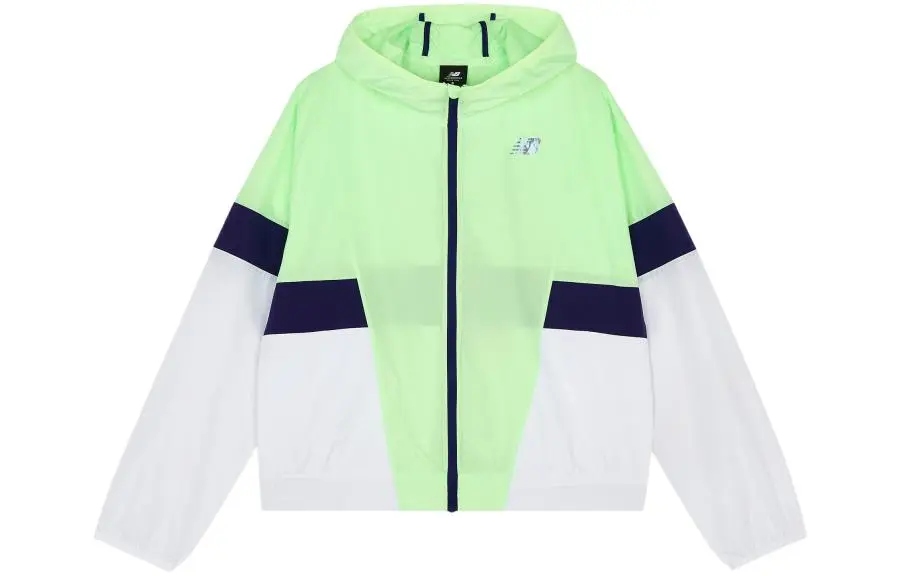 New Balance Jackets Women's Neon Green Hooded Moderate Other