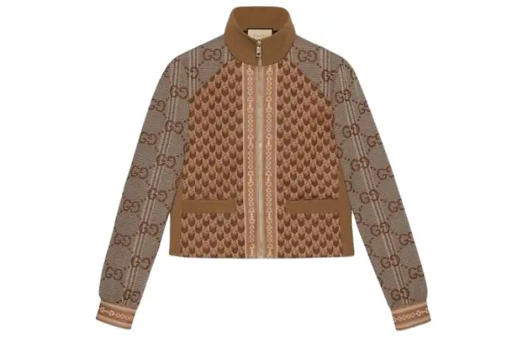 GUCCI Jacquard Jersey 'Coffee'