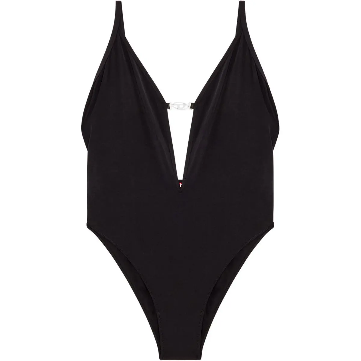 DIESEL Ufby Oval D Plaque Cut Out Detailed Bodysuit