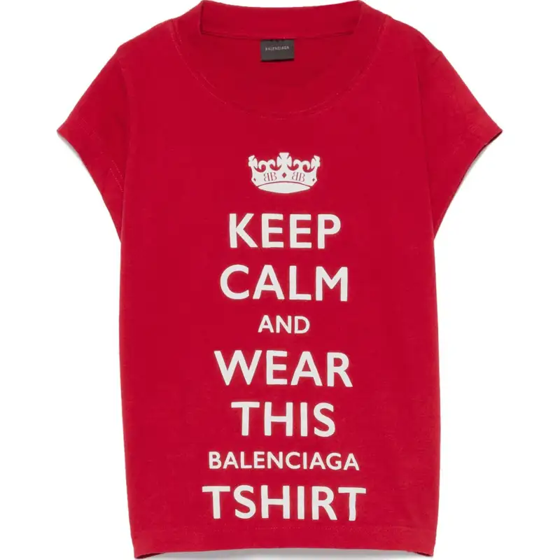 Balenciaga graphic-print short-sleeve t-shirt
