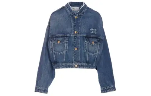 MIU MIU Jackets & Coats Women's Blue