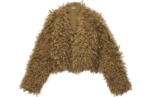 LOEWE FW23 Knitwear Women's Khaki Green