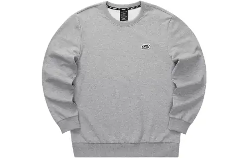 Skechers Colorful Sweatshirts Women's Medium Heather Gray Crew Neck Moderate Other