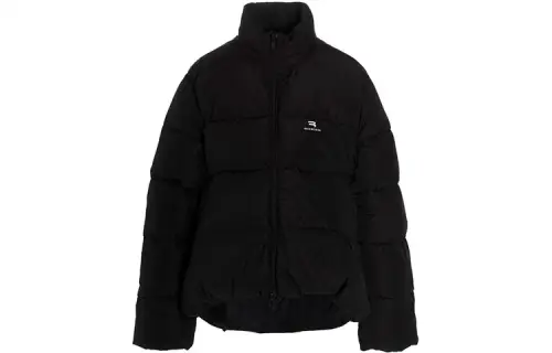 Balenciaga Down Jacket Loose Fit Women's Black
