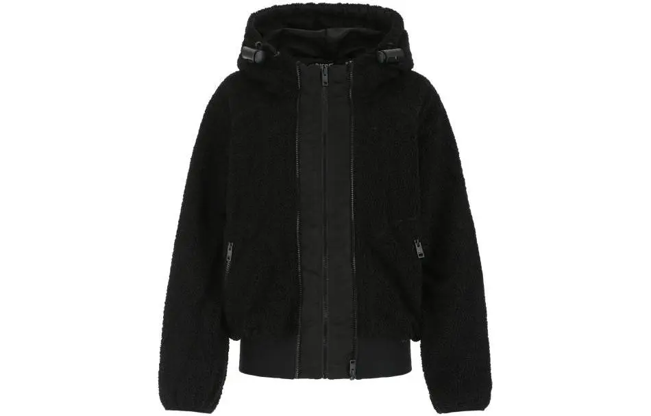 DIESEL Velvet feel Coat Women's Black