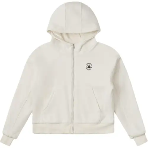 Converse Jackets Women's White Hooded Moderate Other