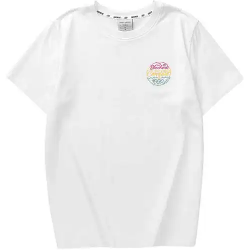 Skechers Colorful T Shirt Women's Bright White