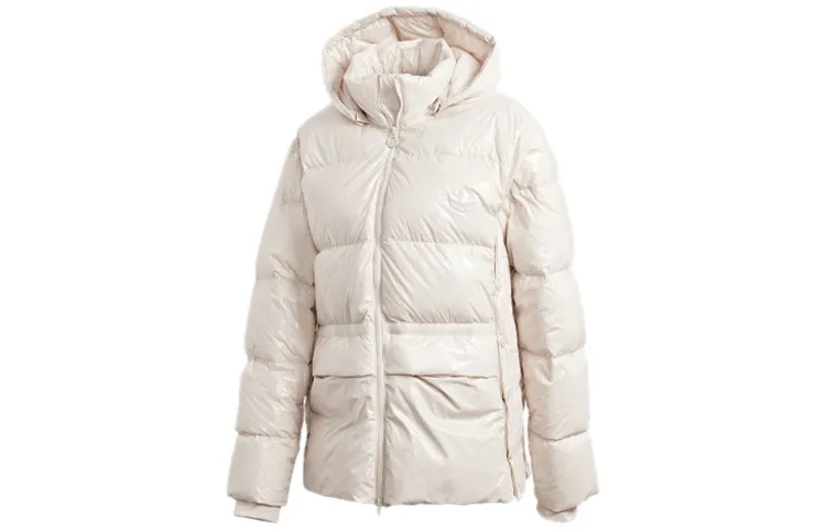 Adidas Originals Down Jacket Winter Women's Linen Brown