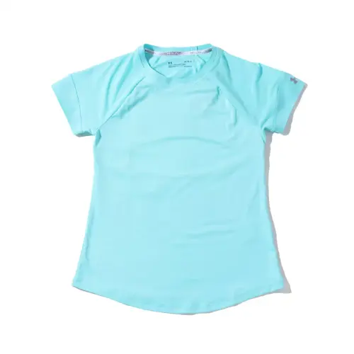 Under Armour SS25 HexDelta T Shirt Unisex Light Blue