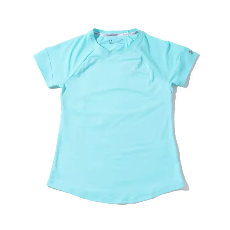 Under Armour SS25 HexDelta T Shirt Unisex Light Blue