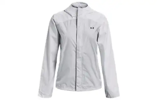 Under Armour Jackets Women's White Hooded Moderate Straight Fit