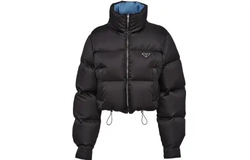 PRADA Re Nylon Cropped Down Jacket
