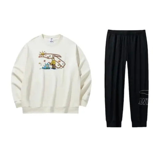 ANTA Casual Sportswear Unisex Crew Neck Moderate