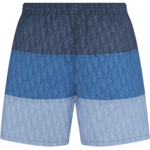DIOR FW25 Beach Shorts Men's Blue