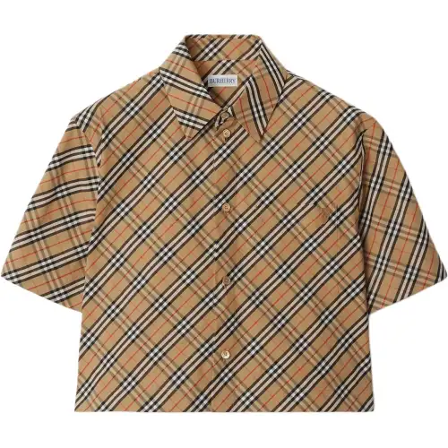 Burberry cropped shirt