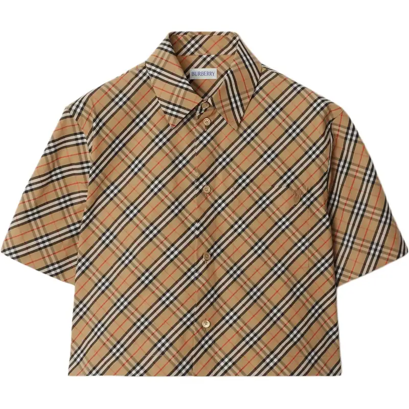 Burberry cropped shirt