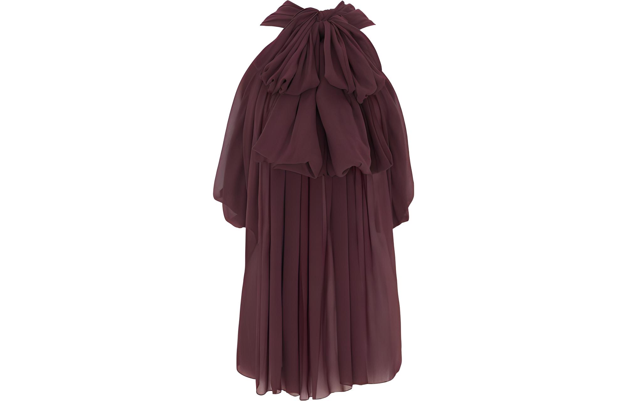 SAINT LAURENT Draped Sleeveless Blouse