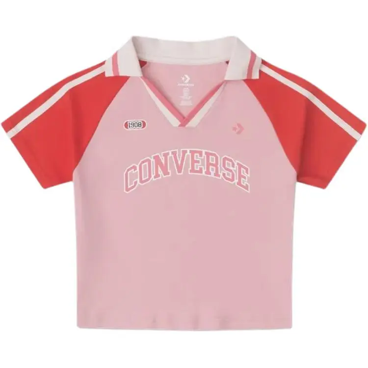 Converse Polo Shirt Women's Pink