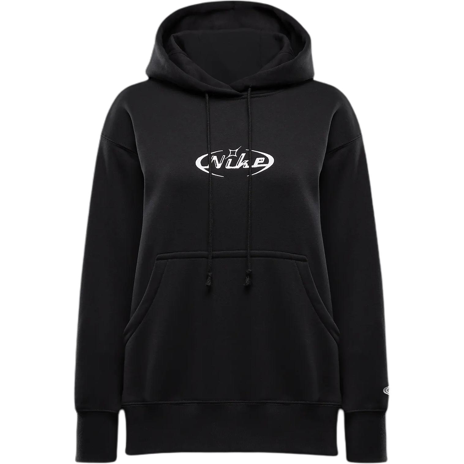 Женское худи Nike (черно-белое)