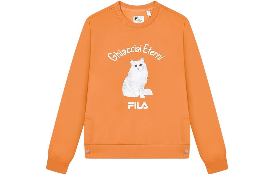 Женское худи Fila Heritage (оранжевое)