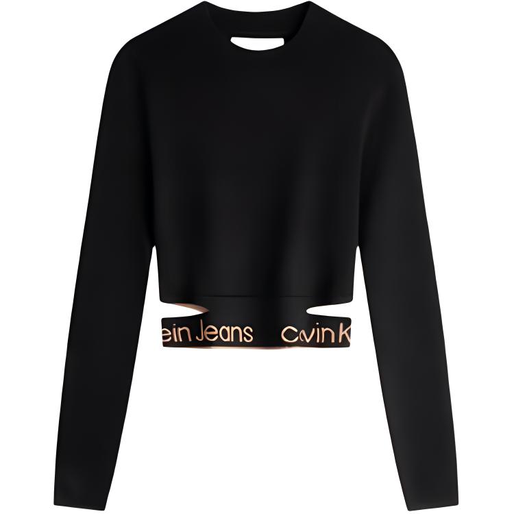 Женский джемпер CALVIN KLEIN Knitwear (черный)