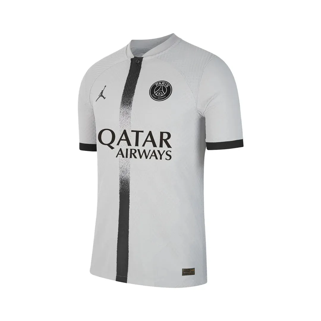 Jordan Dri FIT ADV Paris Saint Germain Authentic Away Soccer Jersey Men's Gray