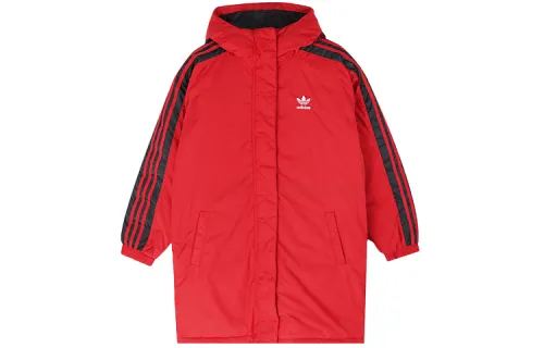 Adidas Originals Down Jackets Women's Light Scarlet Hooded Moderate Other