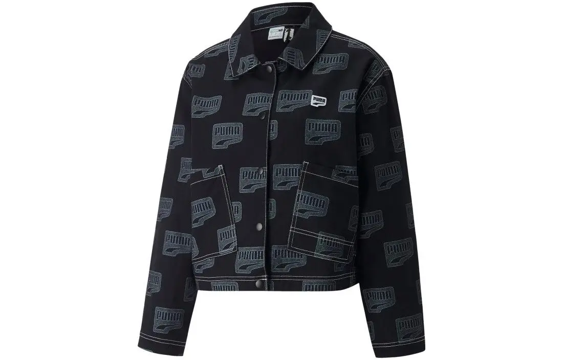 PUMA Downtown Jackets Women's Black Lapel Moderate Other