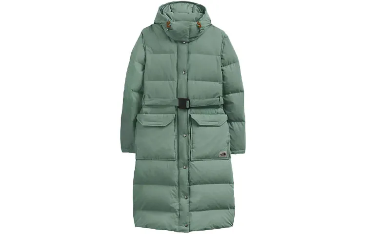 THE NORTH FACE Down Jackets Women's Green Hooded Moderate Other