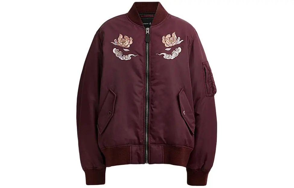 COACH SS24 Jackets & Coats Women's Burgundy