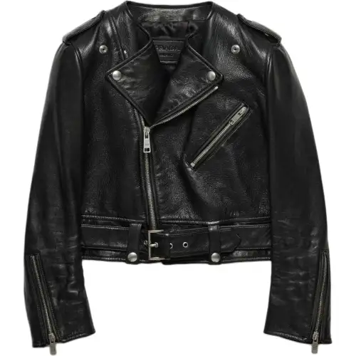PRADA Leather Biker Jacket