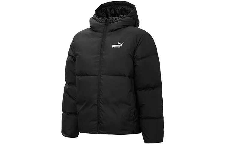 PUMA Down Jackets Women's Black Hooded Moderate Other
