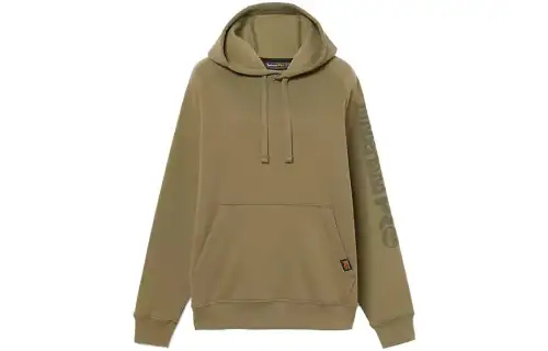 Timberland Sweatshirts Women's Green Hooded Moderate Regular