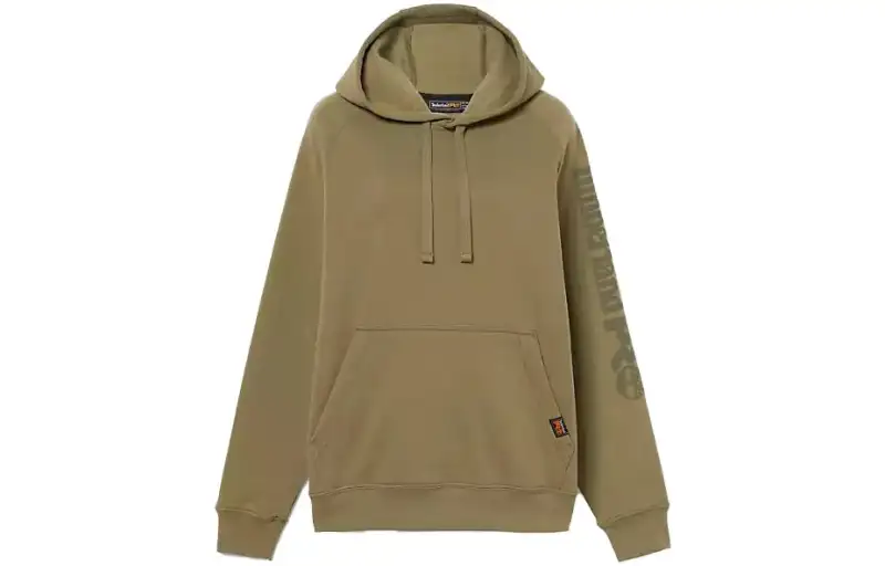 Timberland Sweatshirts Women's Green Hooded Moderate Regular